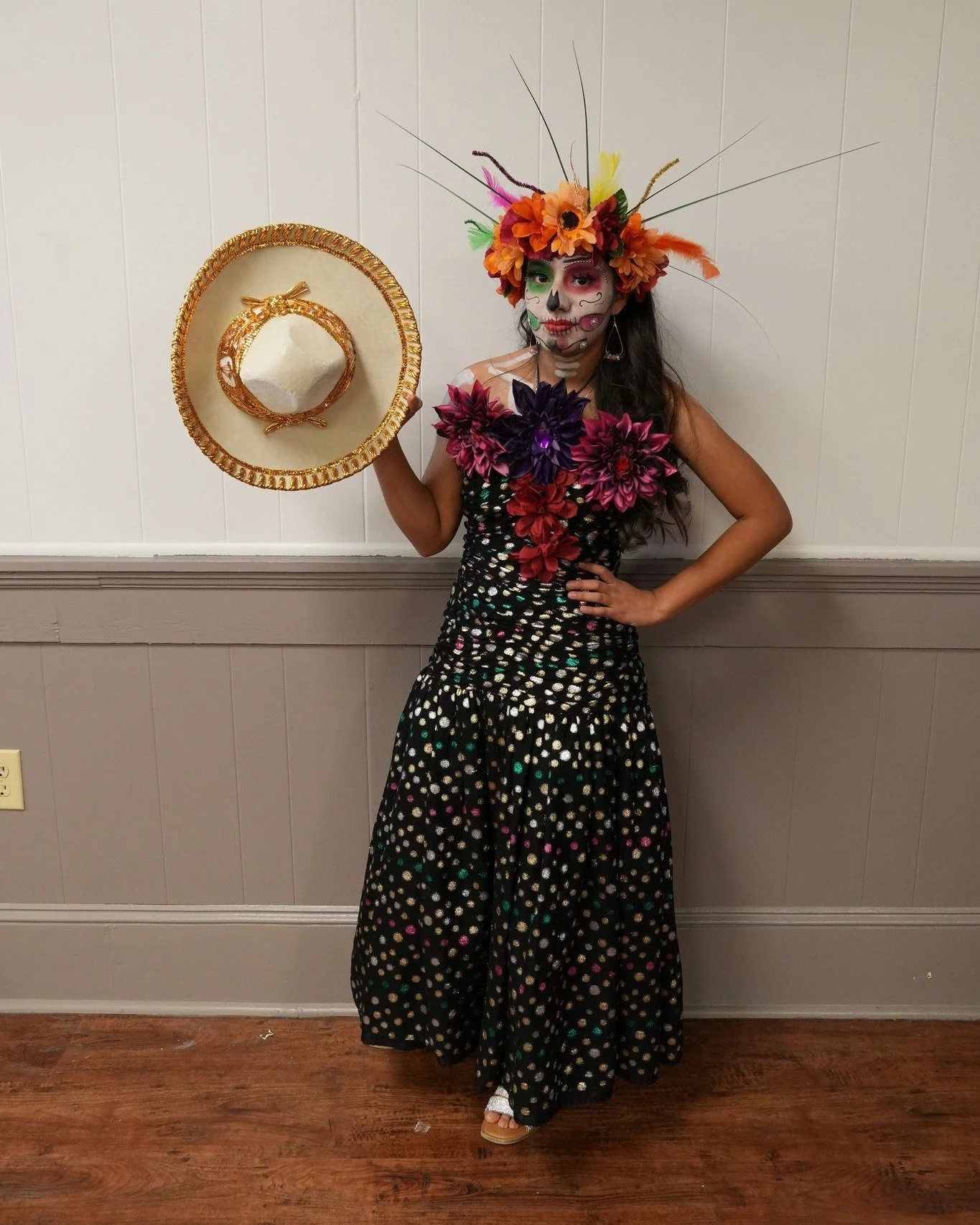 Our Día de los Muertos Community Celebration is this Sunday at the Avondale Garage! As in previous years, we will be hosting a Catrinas contest for our students to participate in. Here are some throwback photos of the beautiful butterfly-theme