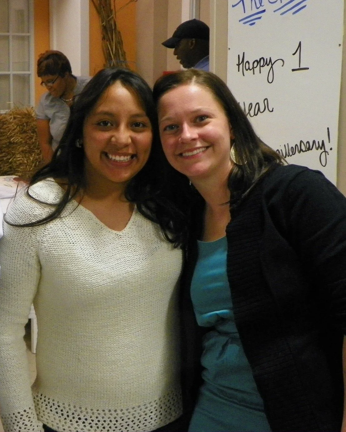 For today's #ThrowbackThursday, here's a photo of our Executive Director Kristin and our Kennett Square Site Supervisor Liliana &mdash; back when Lili was a Garage student herself 🥹