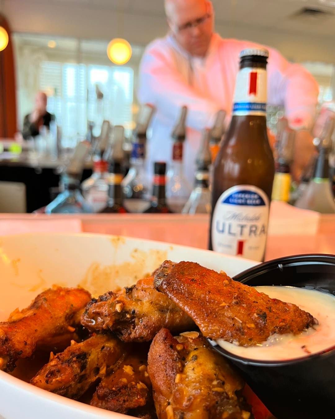 chicken wings and beer Adams Restaurant Wildwood NJ Breakfast Lunch Dinner North Wildwood boardwalk catering