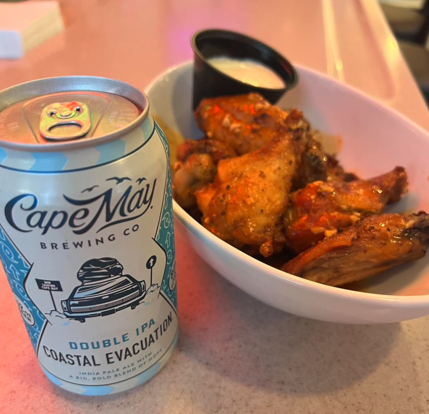 wings and beer Adams Restaurant Wildwood NJ Breakfast Lunch Dinner North Wildwood boardwalk catering