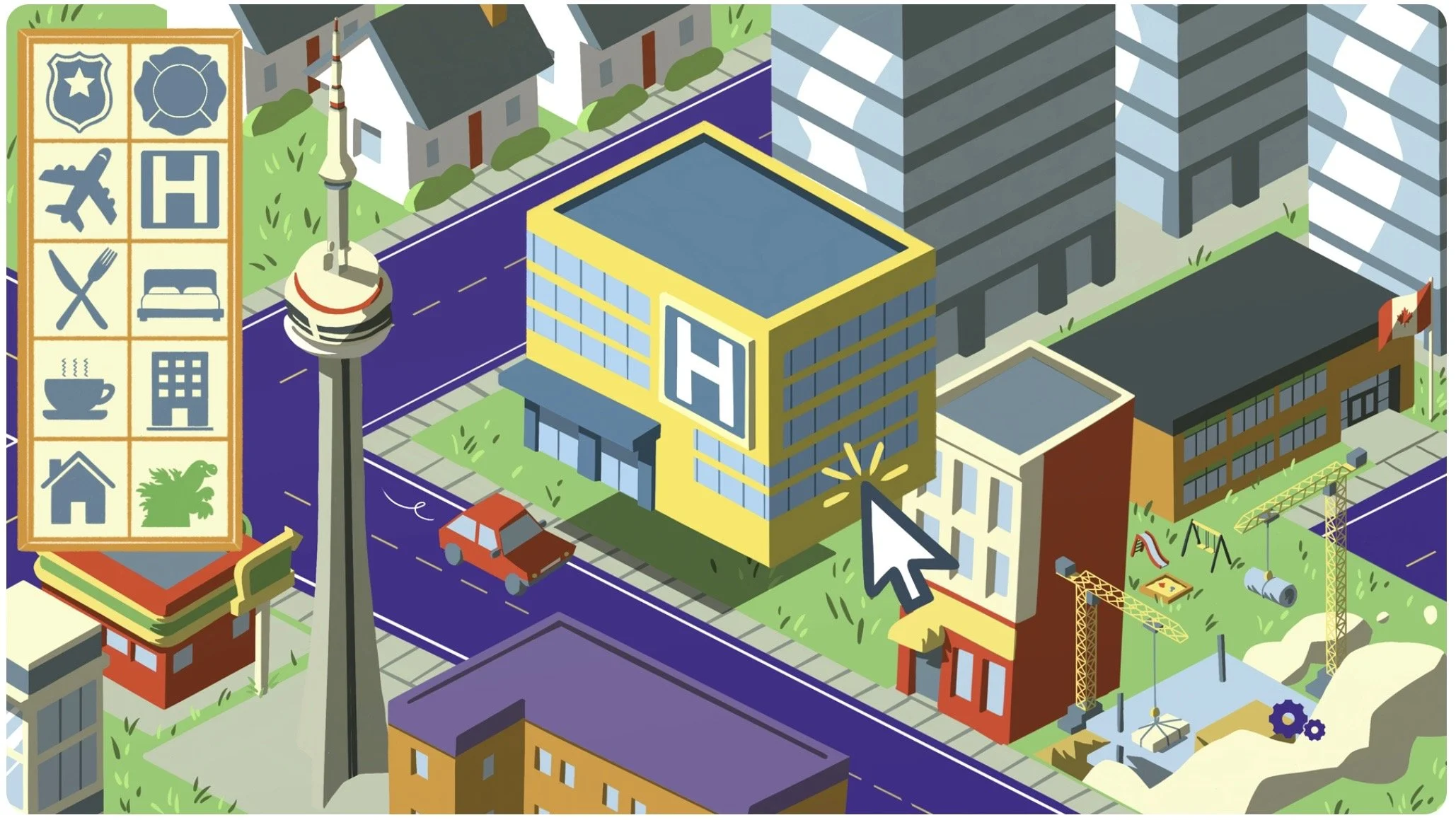 How do hospitals get built in Canada?