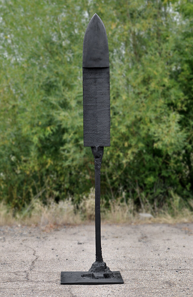 Guardian | 2015 | 120" x 28" x 28" | cast bronze | edition of 6