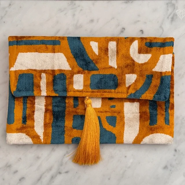 BORSA VELLUTO E SETA