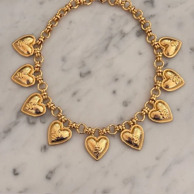 collana catena cuori