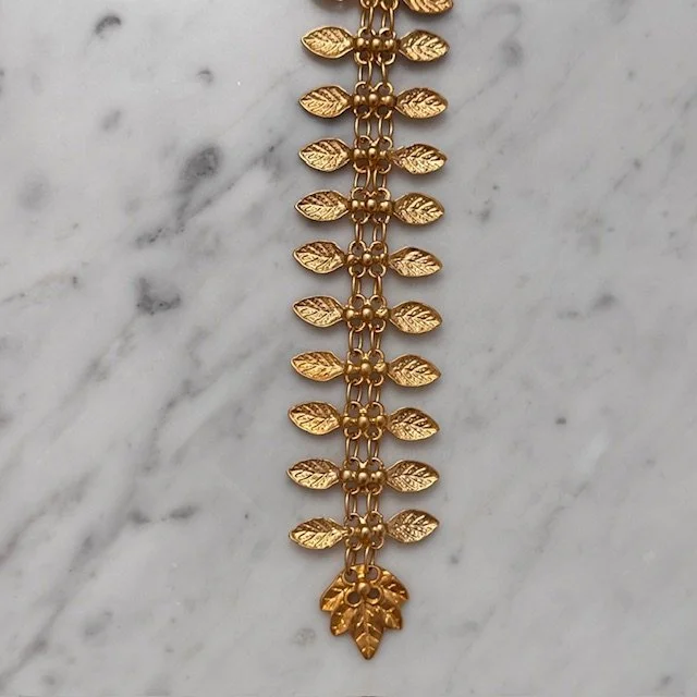 collana cravatta bicolor