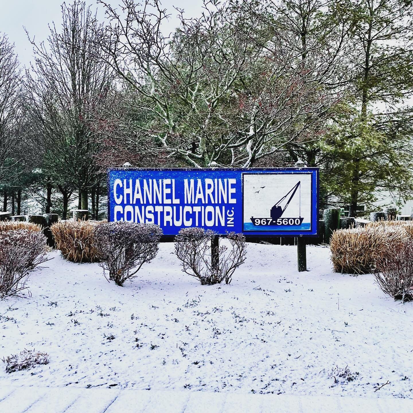 We had some snow at our shop this morning ❄️
.
.
.
.
.
#channelmarine #marineconstruction #avalonnj #stoneharbornj #oceancitynj #seaislecitynj #margatenj #longportnj #ventnornj #cmc #capemaycounty #atlanticcounty #waterfront #bulkheads #piers #floati