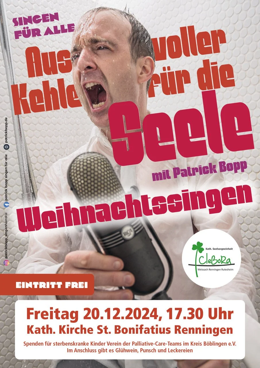 Weihnachtssingen in St. Bonifatius in Renningen