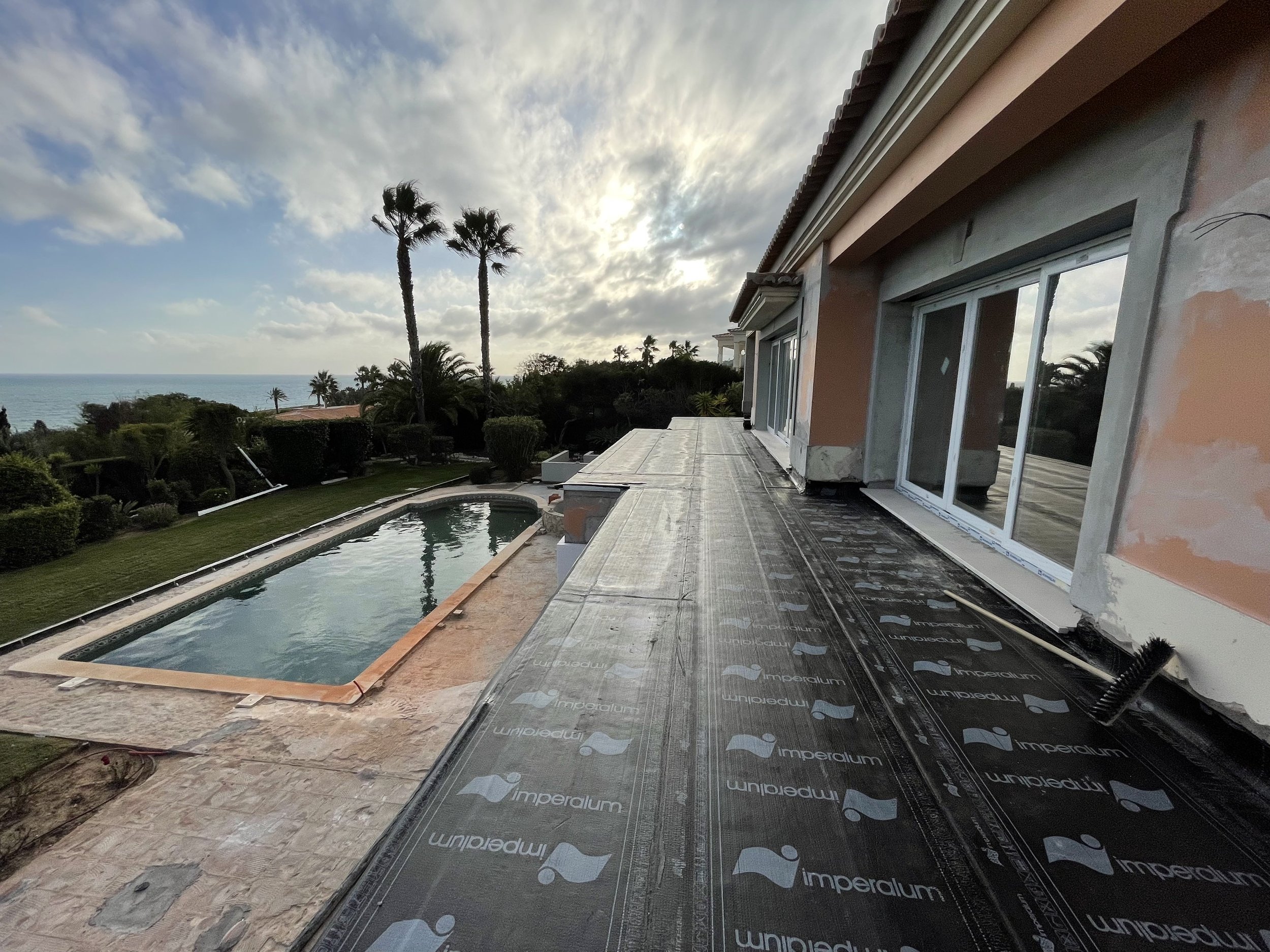 Terrace Waterproofing membrane