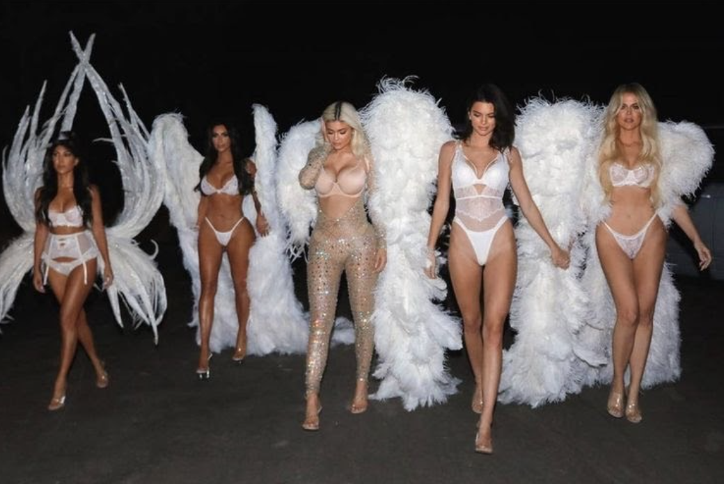 Kardashian-Jenners as Angels