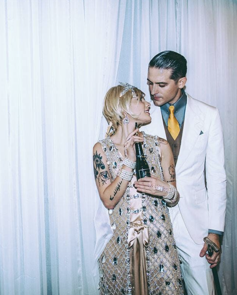 Halsey and G-Eazy as Daisy and Gatsby from The Great Gatsby