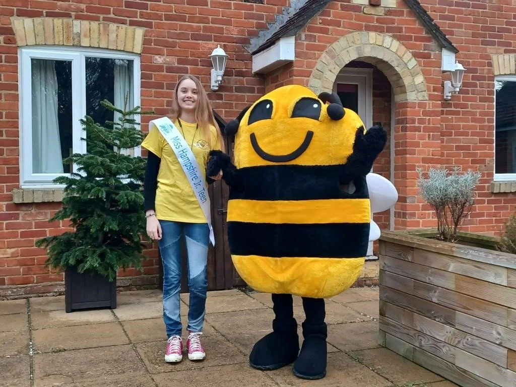 Miss Hampshire Junior Teen, Michaela Wyatt, will be supporting Honeypot!