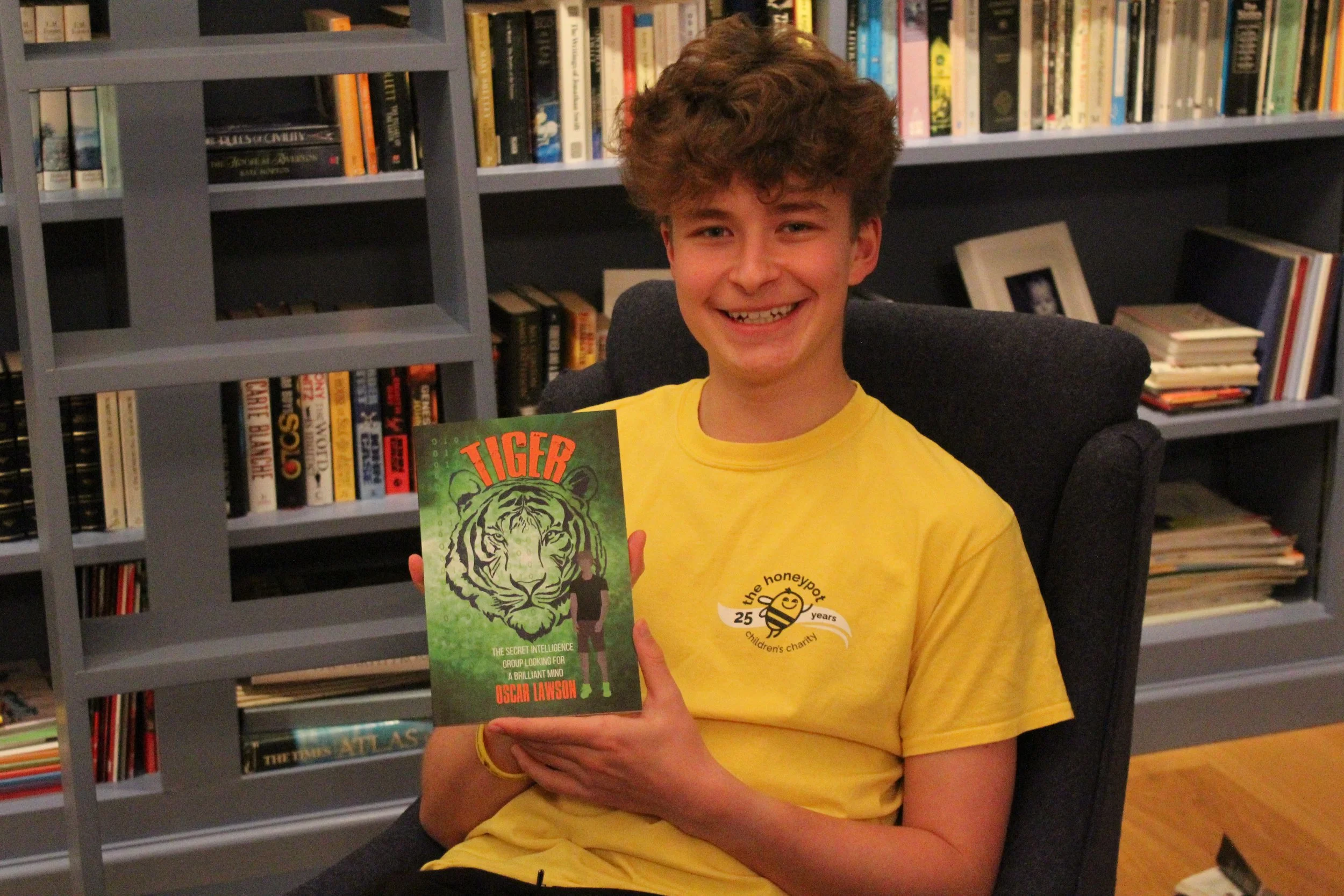 Honeypot supporter Oscar becomes an author!