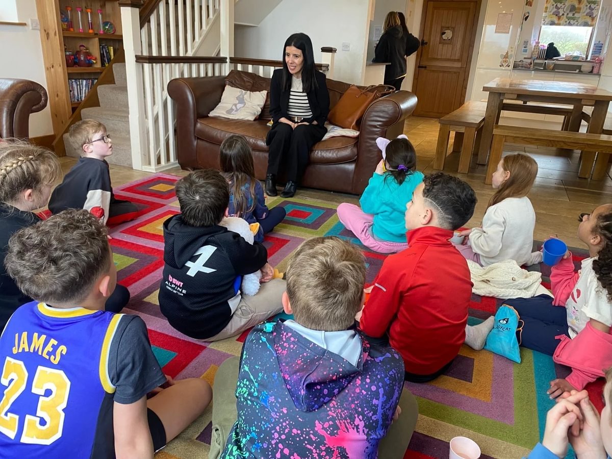 Children’s Commissioner for Wales visits Honeypot Pen y Bryn to meet young carers