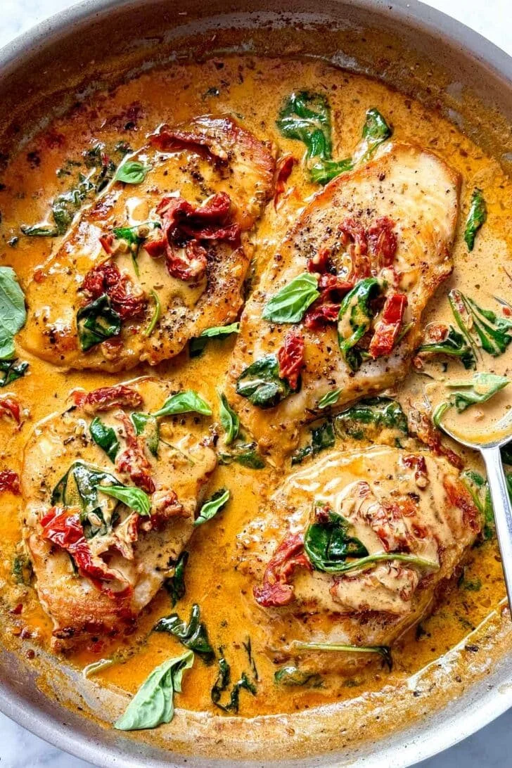 Delivered Monday: Tuscan Chicken with Sundried Tomatoes and Basil