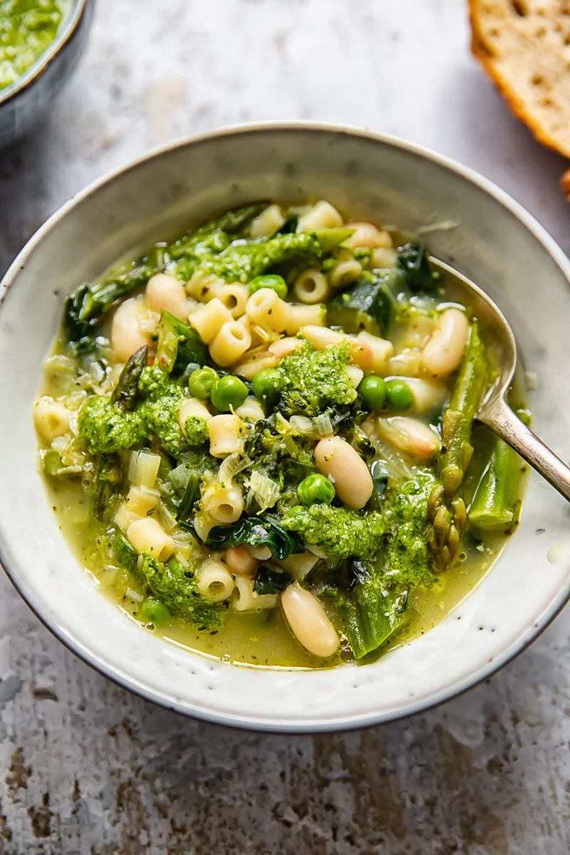 Soup Delivered Wednesday: Spring Vegetable Minestrone