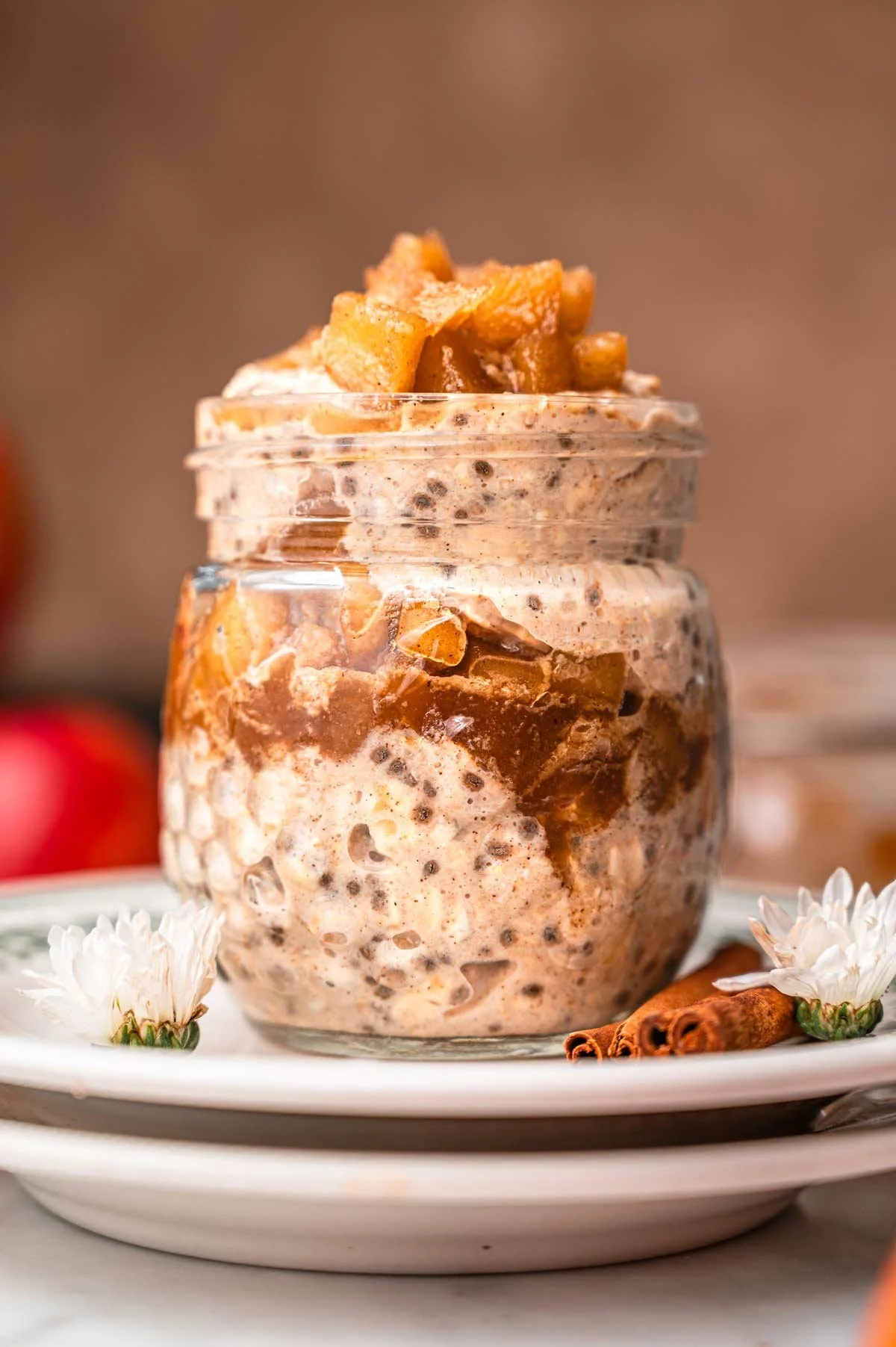 Snack: Overnight Oats with Chunky Spiced Applesauce