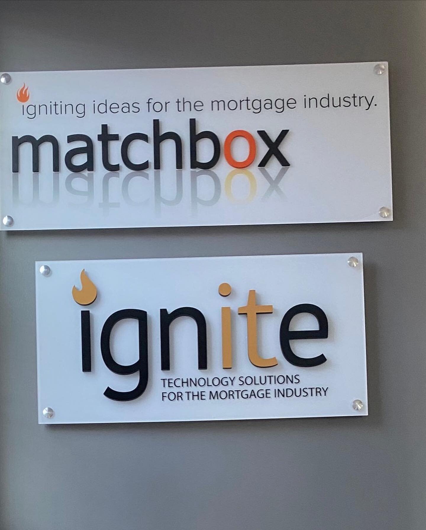 Increase brand recognition with logo signs!  Your logo is your brand identity!! Make it look good. Acrylic backer with dimensional acrylic letters. #logosigns #brandidentity #branding #officedecor #officesignage