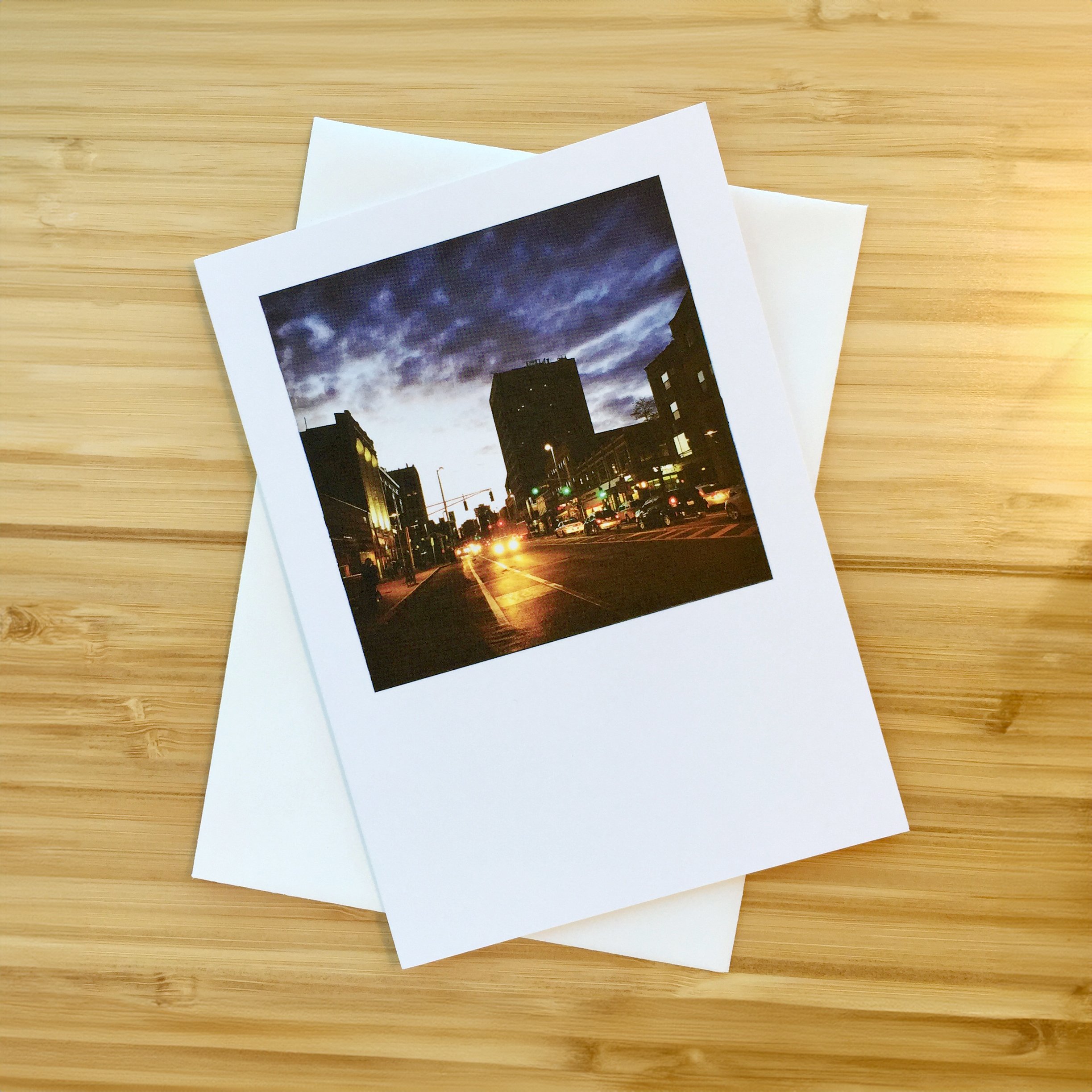 Central Square, Cambridge. 4x6 Card