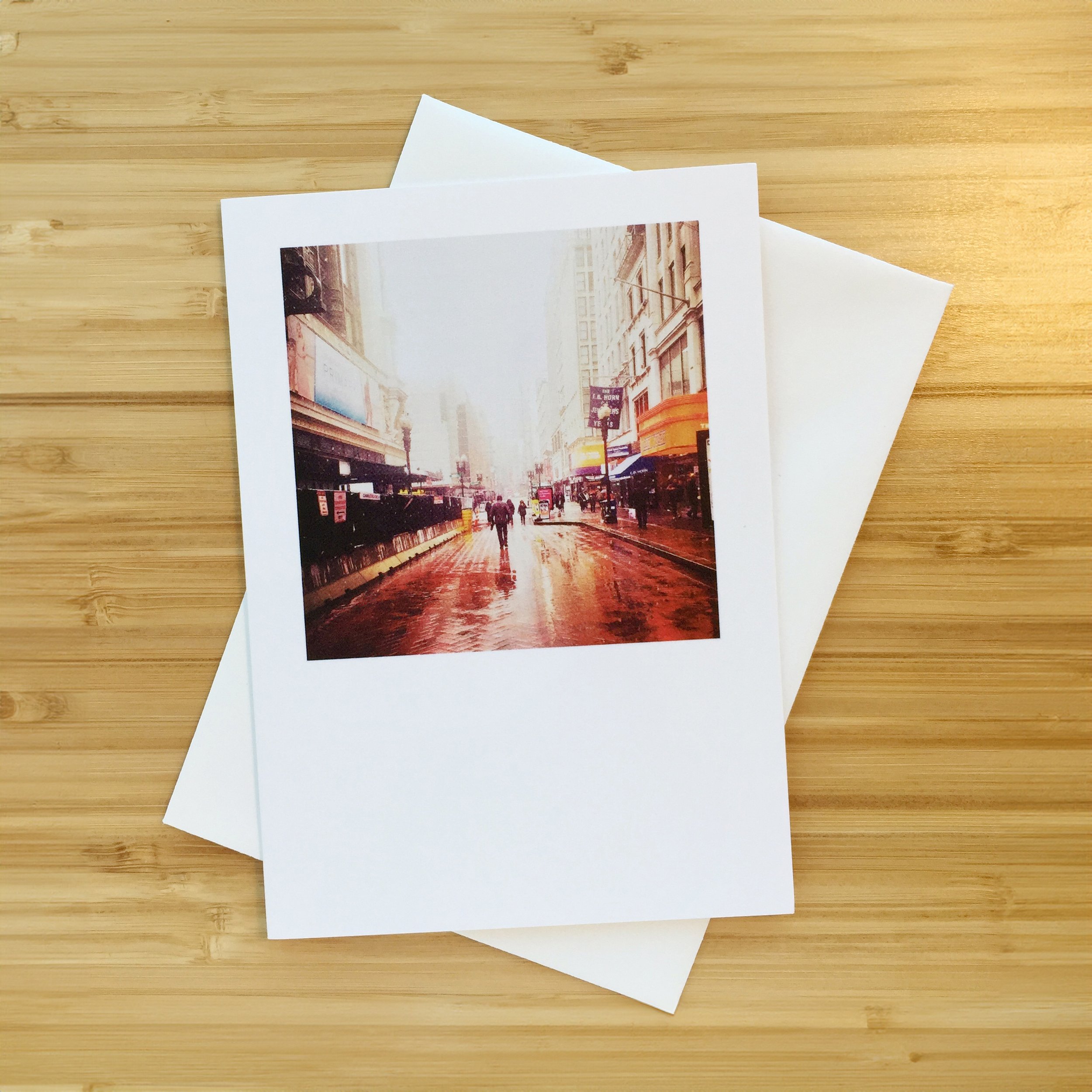 Downtown Crossing, 4x6 Card