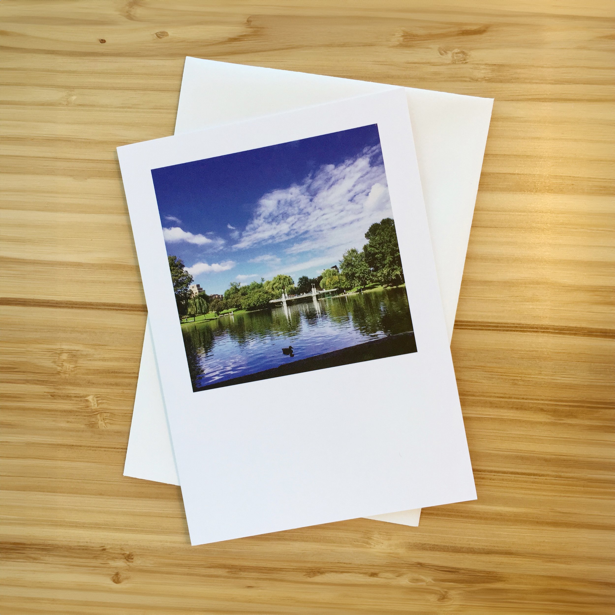 Public Garden (Colour), 4x6 Card