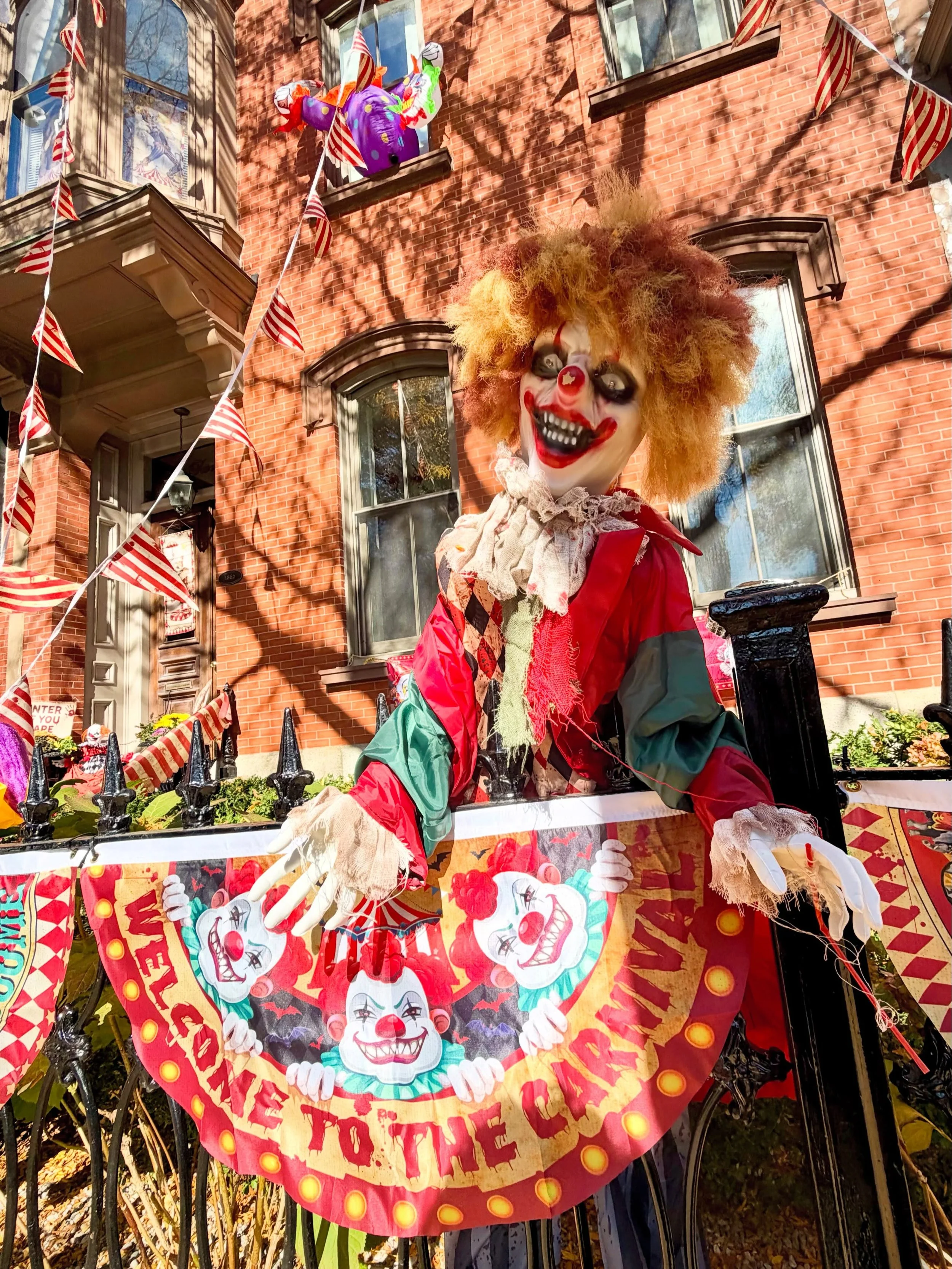Halloween Creations! Part 1/5. Bunker Hill

Yesterday I had so much fun on @thecultureshowgbh but I  wanted to share pictures of some of the decorations I saw.  I was really amazed at the variety and creativity of the designs and decorations I saw. 
