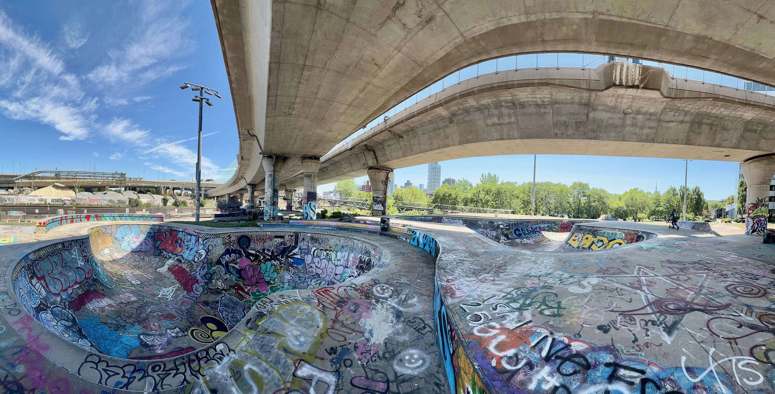 Lych Family Skate Park.  Boston, MA.