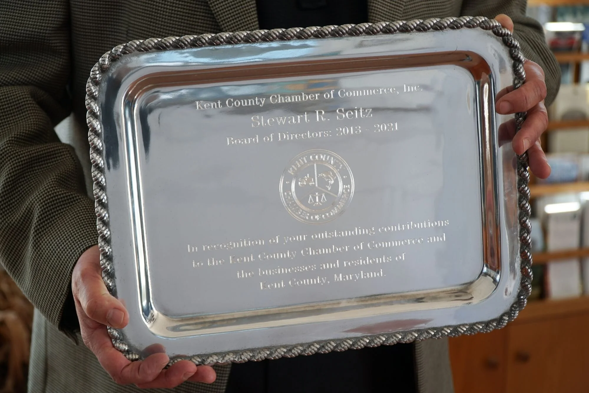 Kent Chamber Recognize Contributions of Outgoing Board Members Stew Seitz and Karen Couch