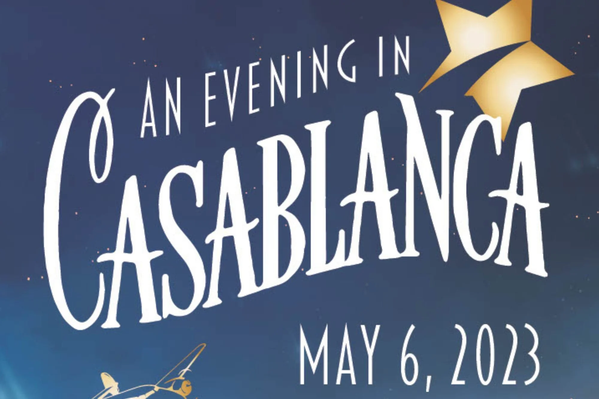 An Evening In Casablanca Gala to be Held at Trident Aircraft Hanger