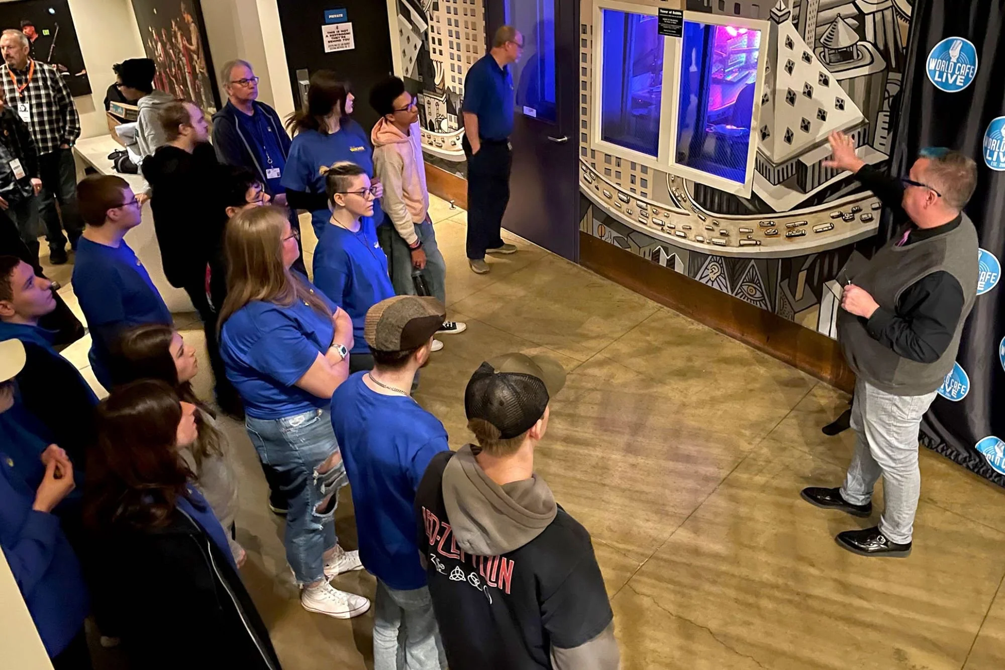 WKHS Students Visit Partner Station in Philadelphia