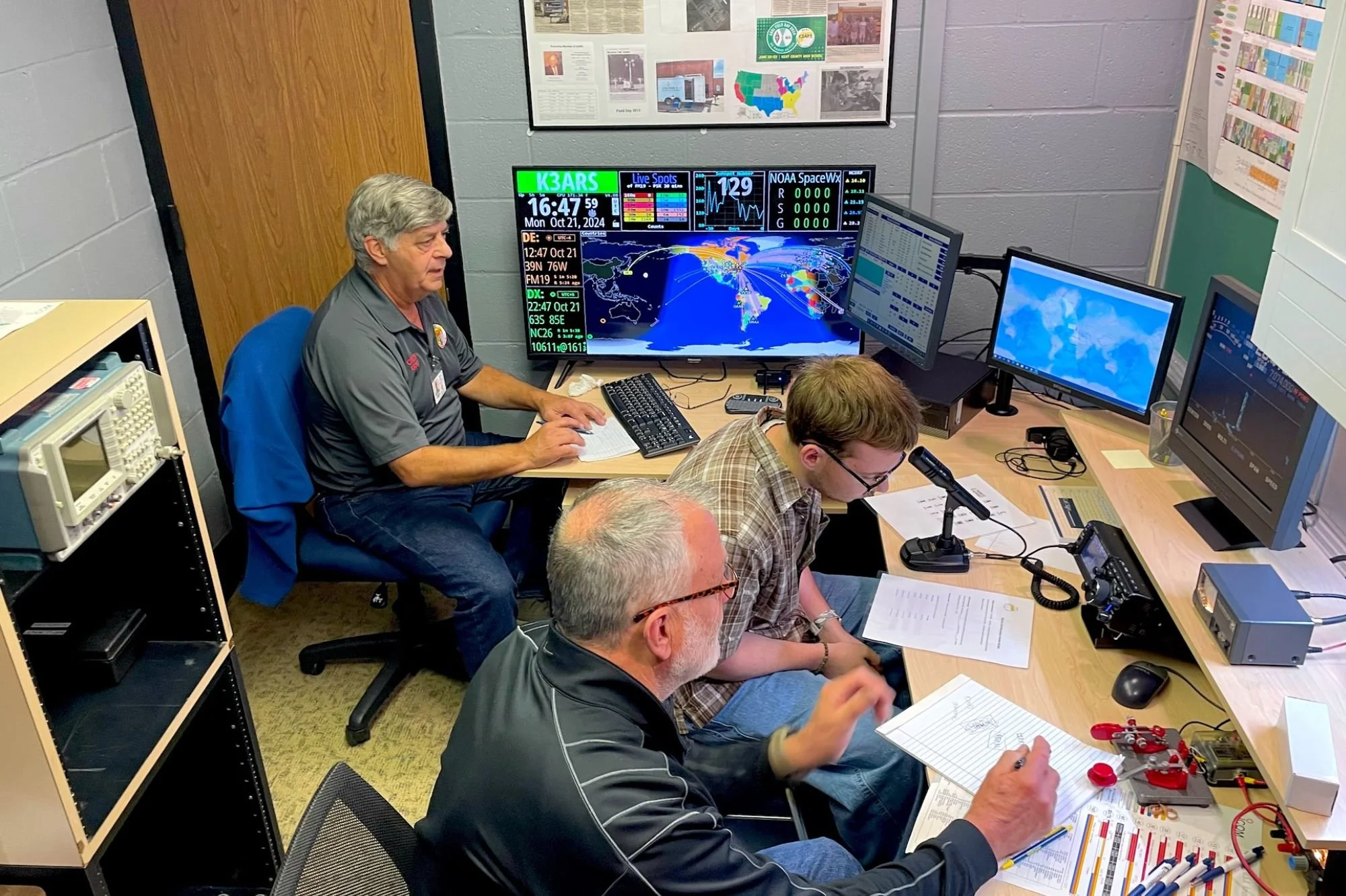WKHS Makes International Contact with Amateur Radio