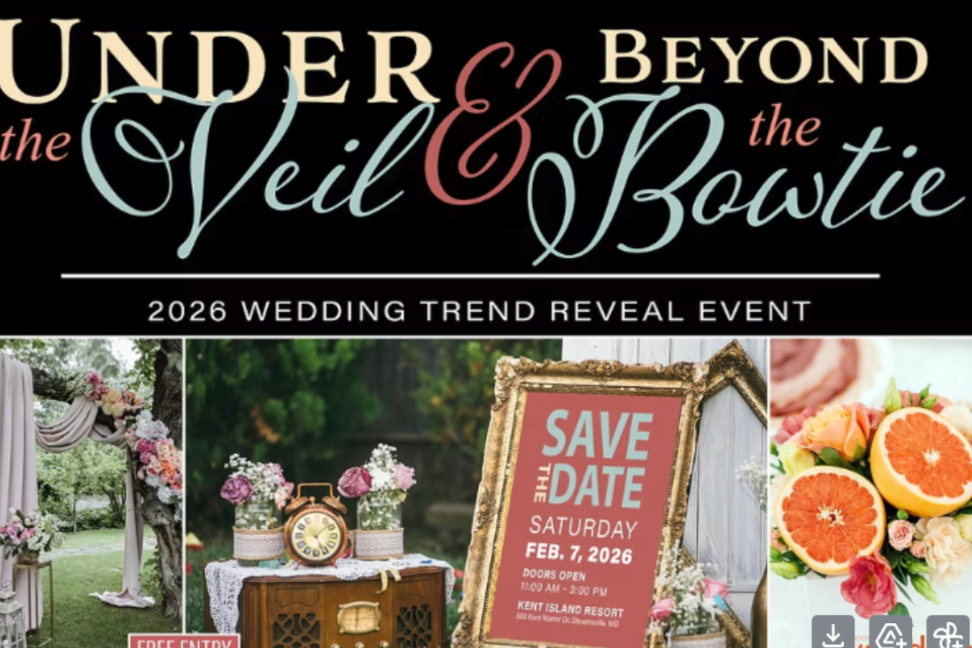Under the Veil /Beyond the Bowtie at the Kent Island Resort