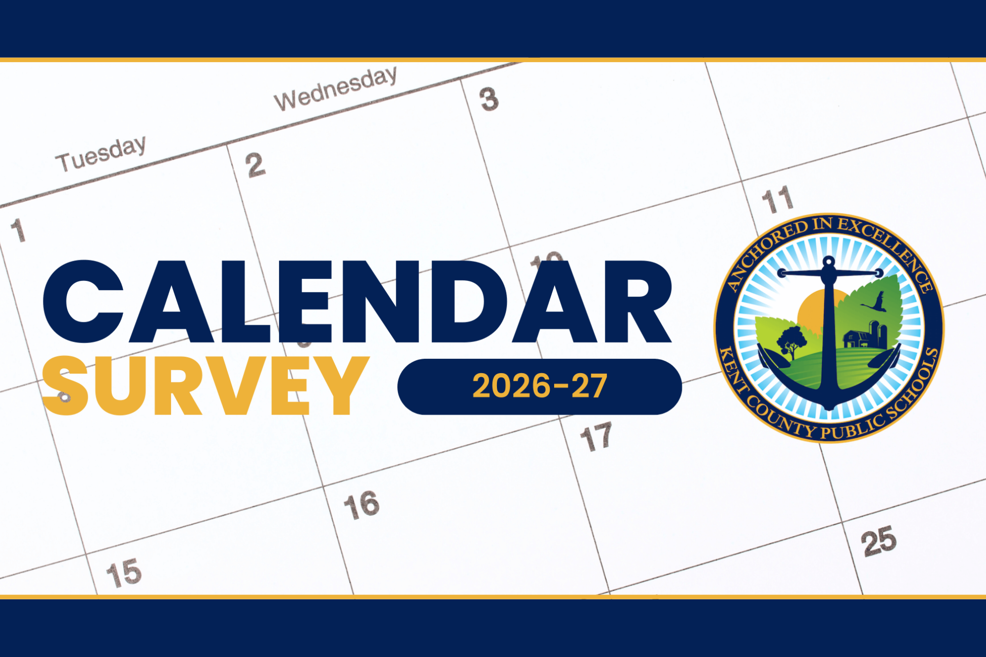 KCPS calendar survey open for 2026-27