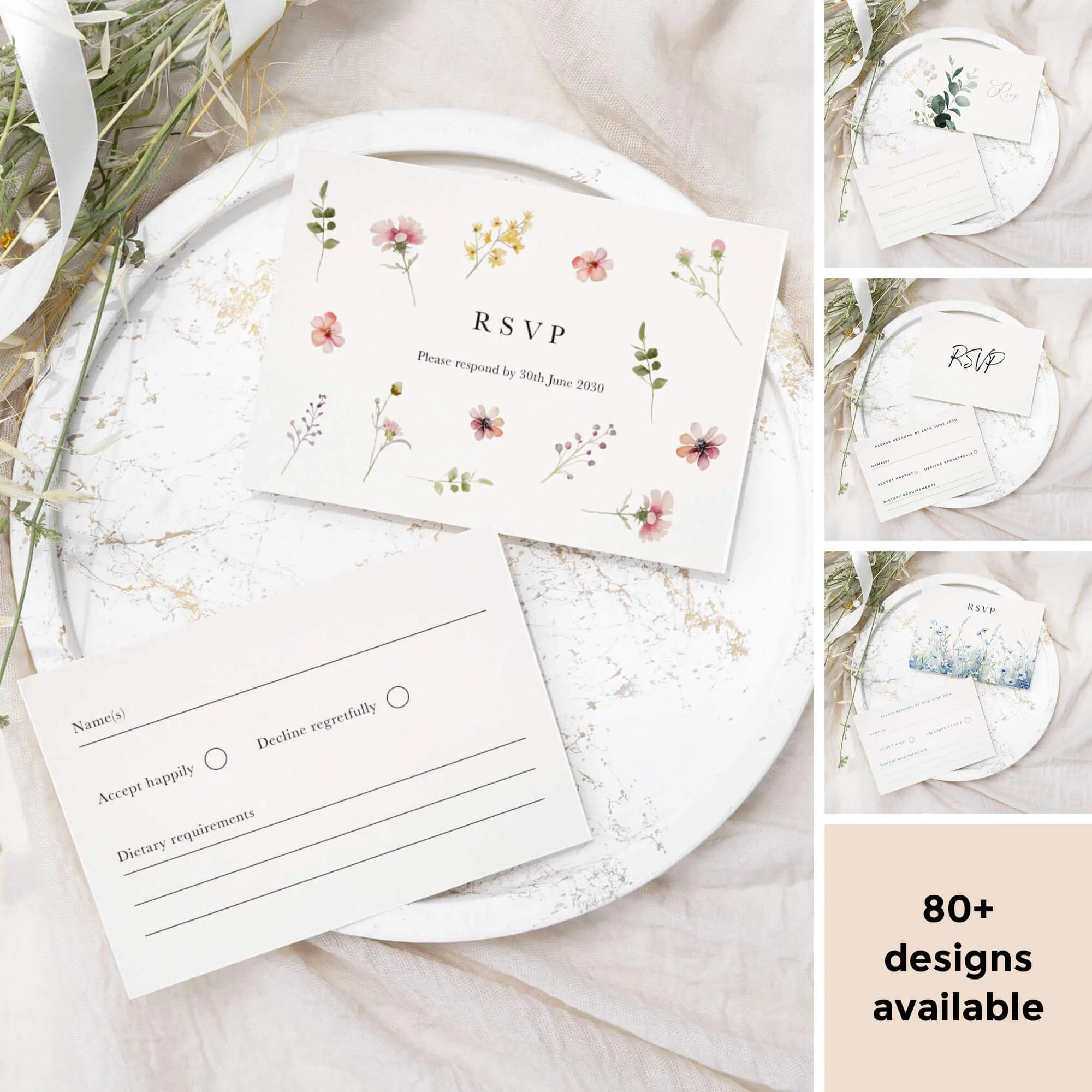 Wedding RSVP Cards