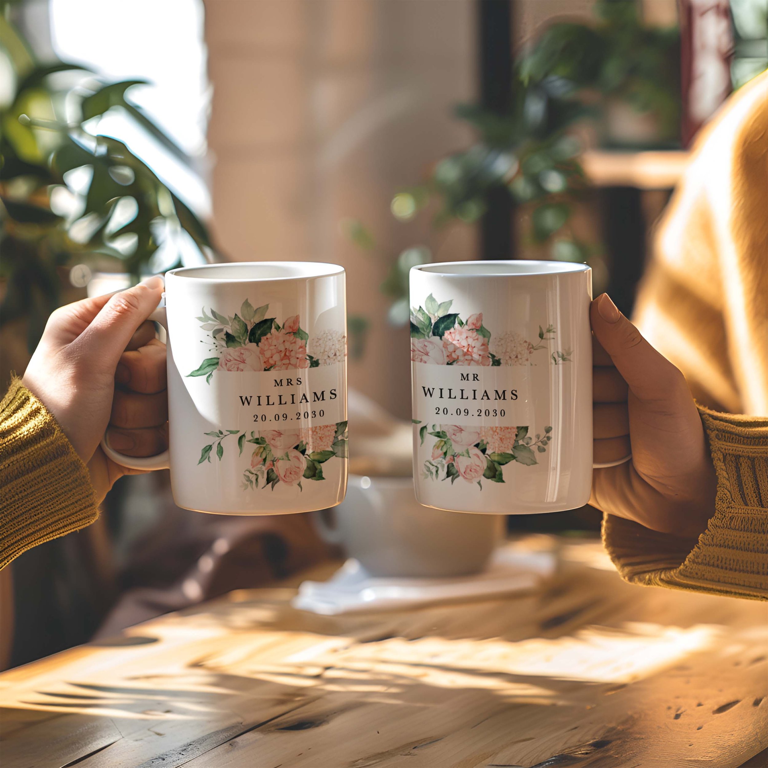 Custom Mr and Mrs Mug