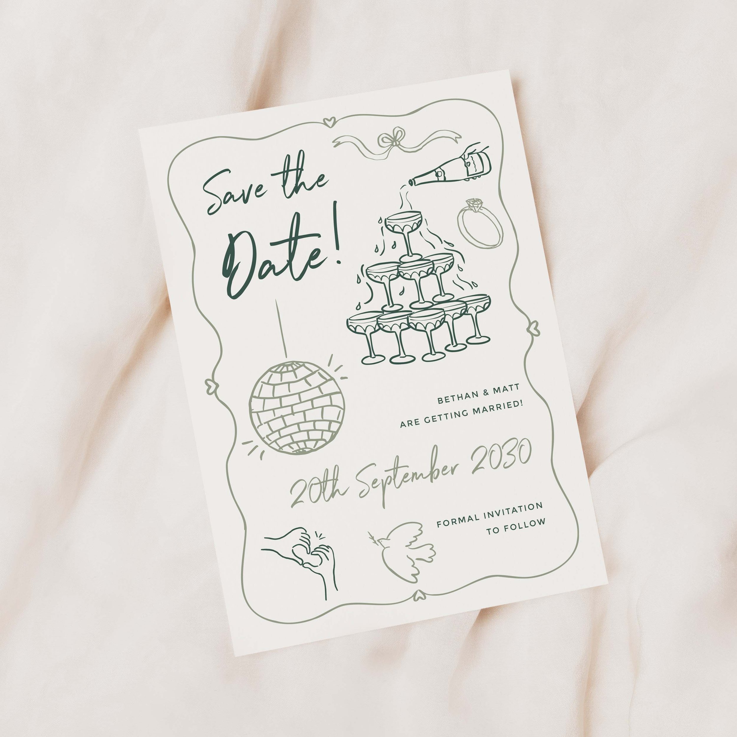 Wedding Save the Date Samples