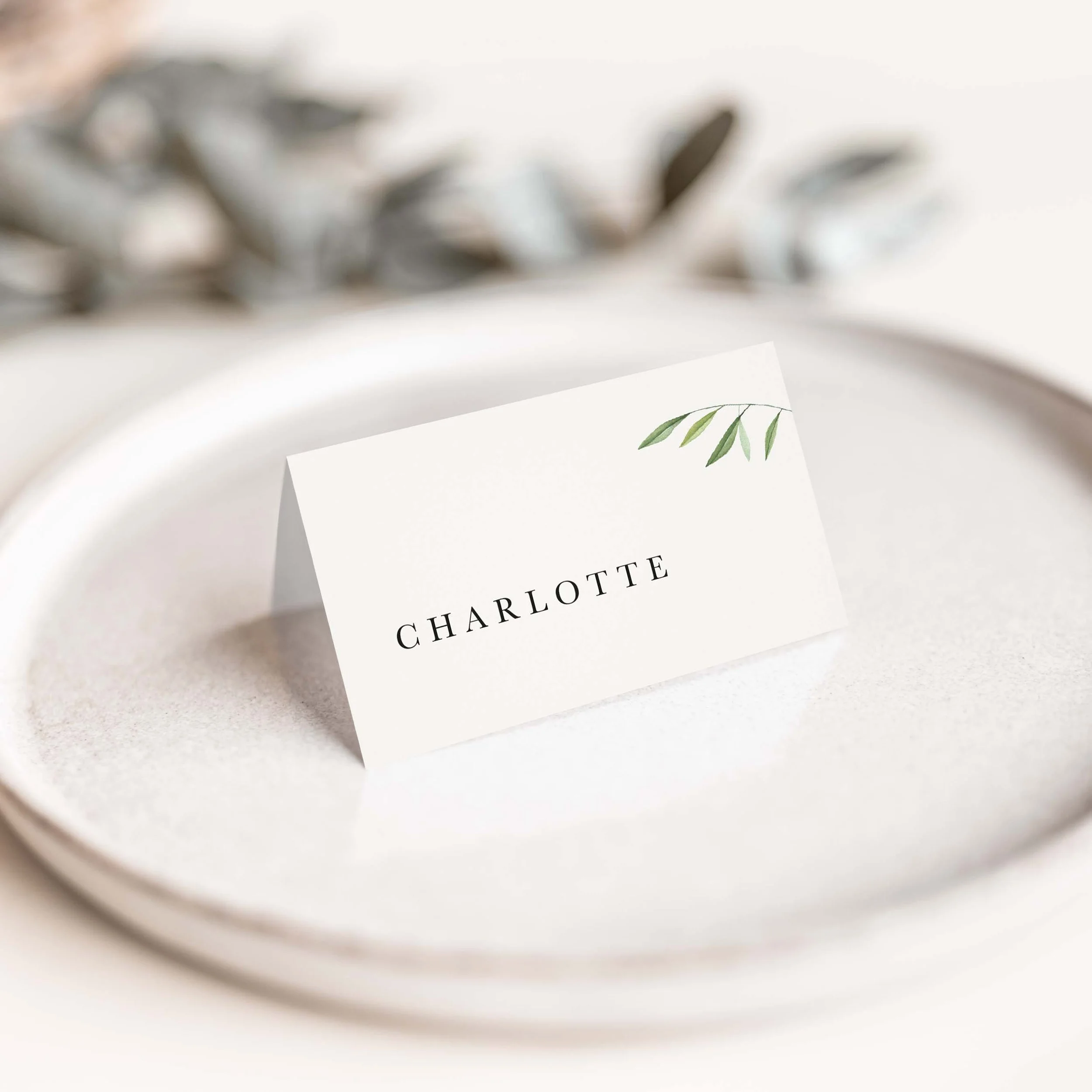 The Olive Wedding Place Cards
