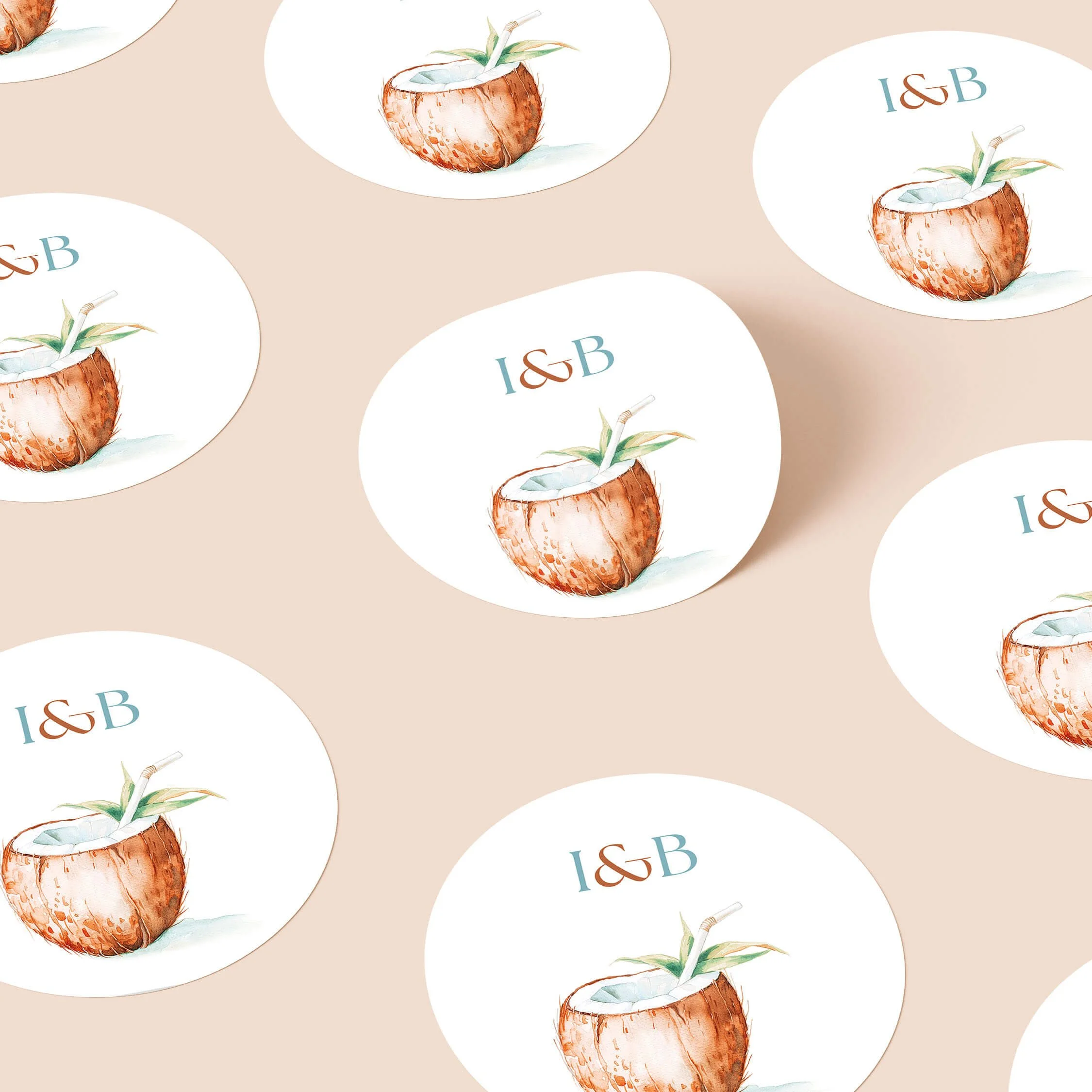 The Explorer Wedding Stickers