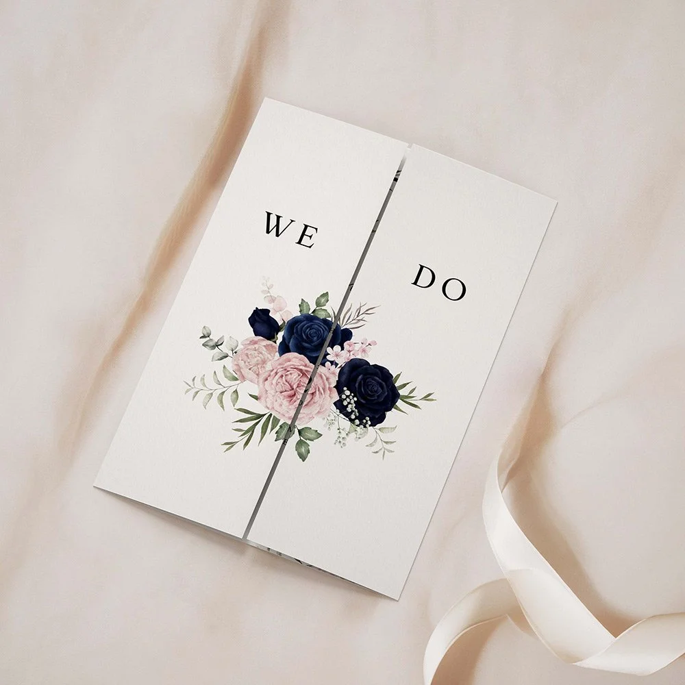 Elegant Gatefold Wedding Invitations and Stationery - Main Image