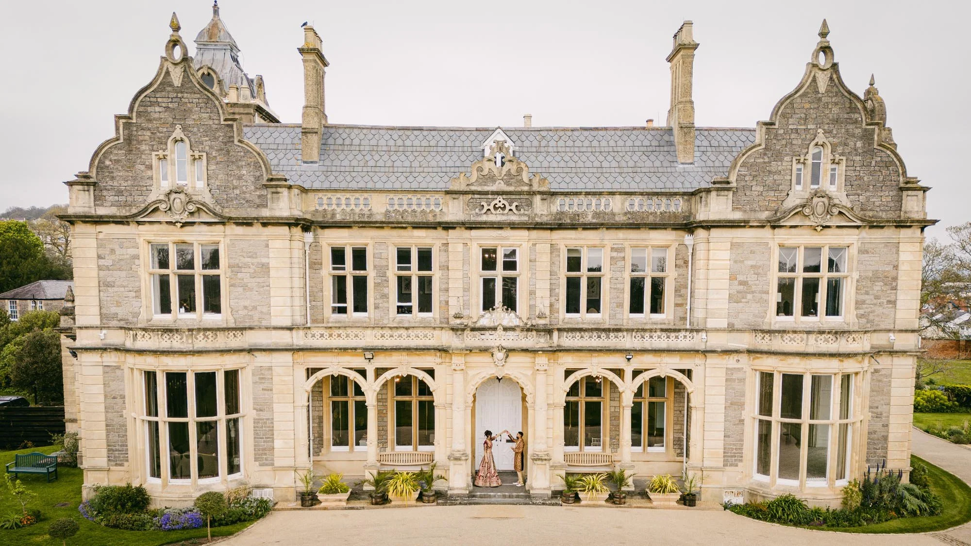Clevedon Hall wedding venue exterior