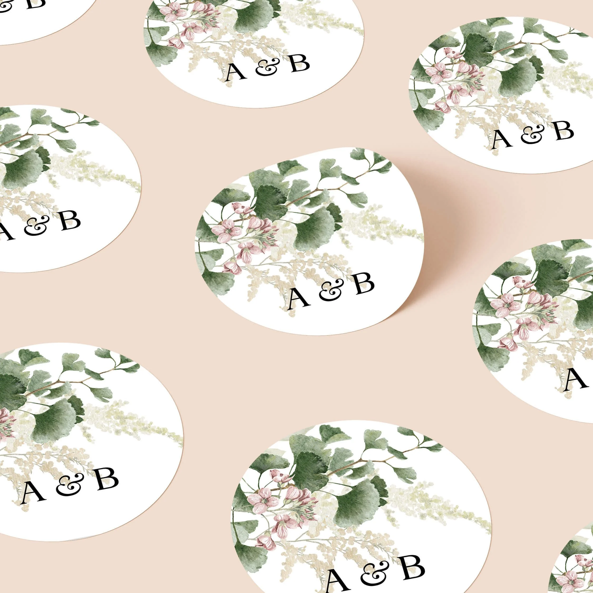 The Forest Wedding Stickers