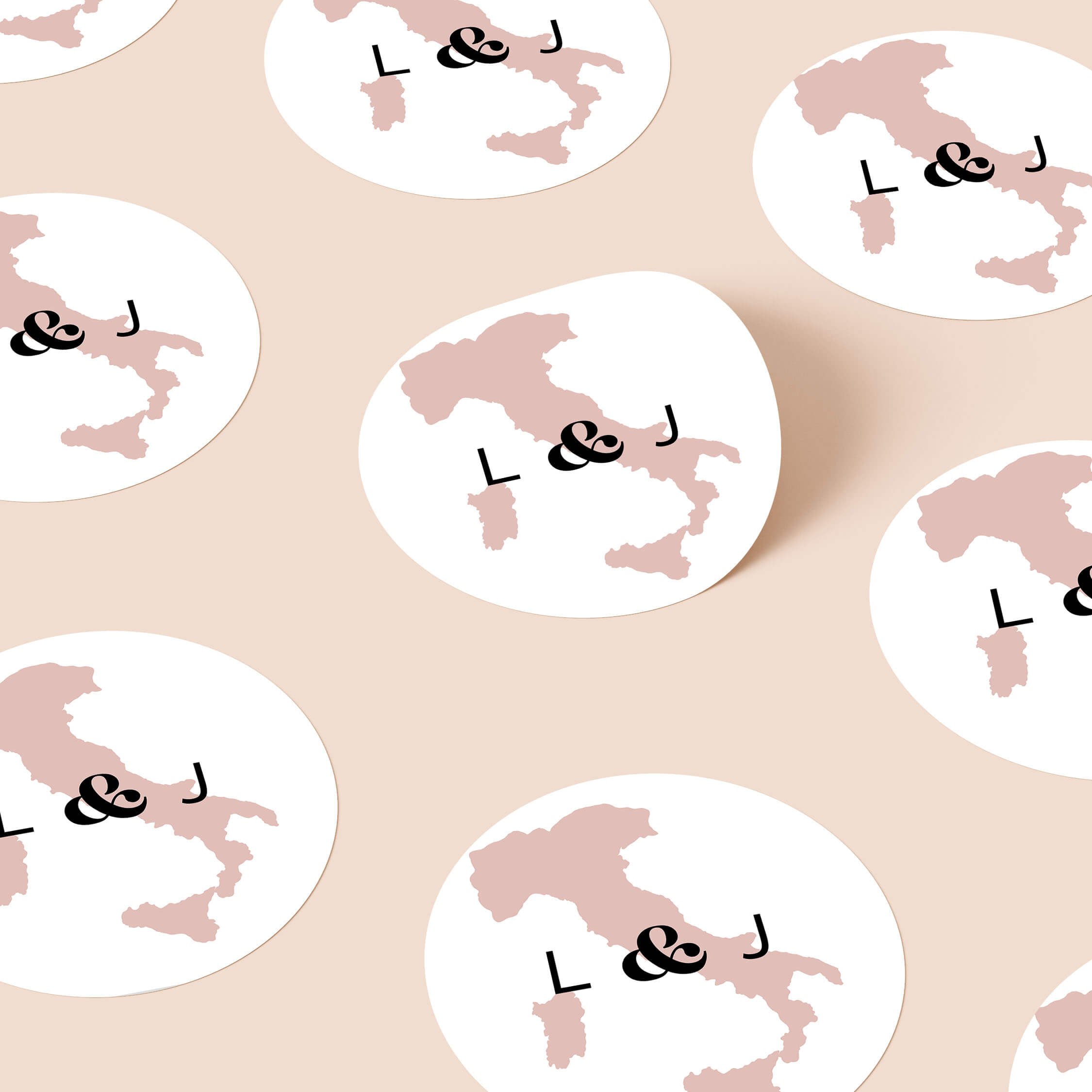 The Travel Wedding Stickers