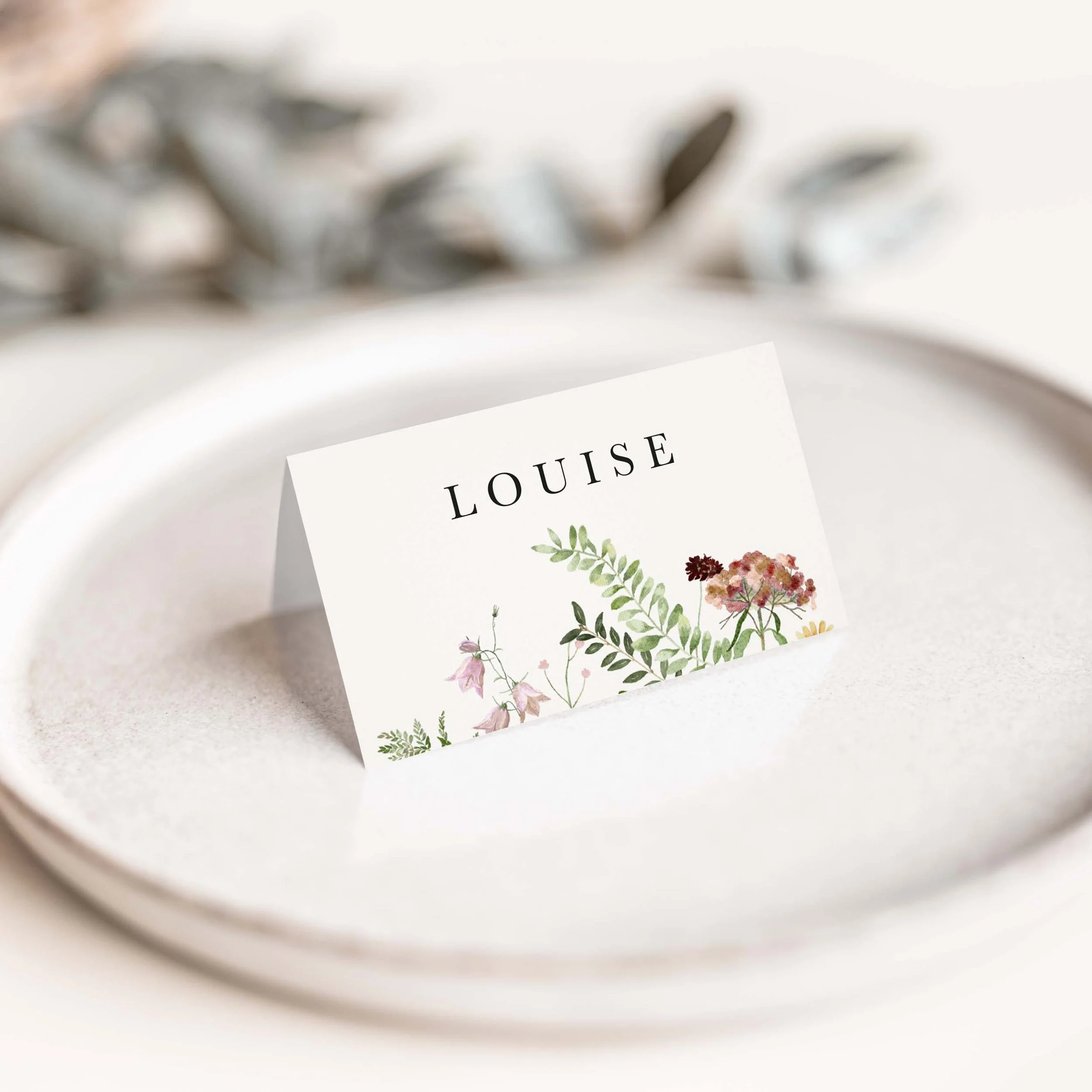 The Meadow Wedding Place Cards