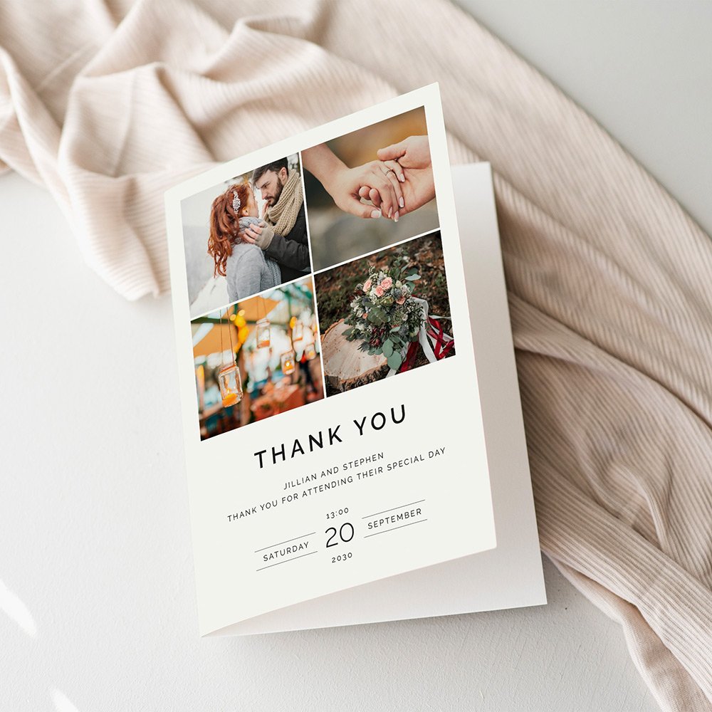 Photo Wedding Thank You Cards