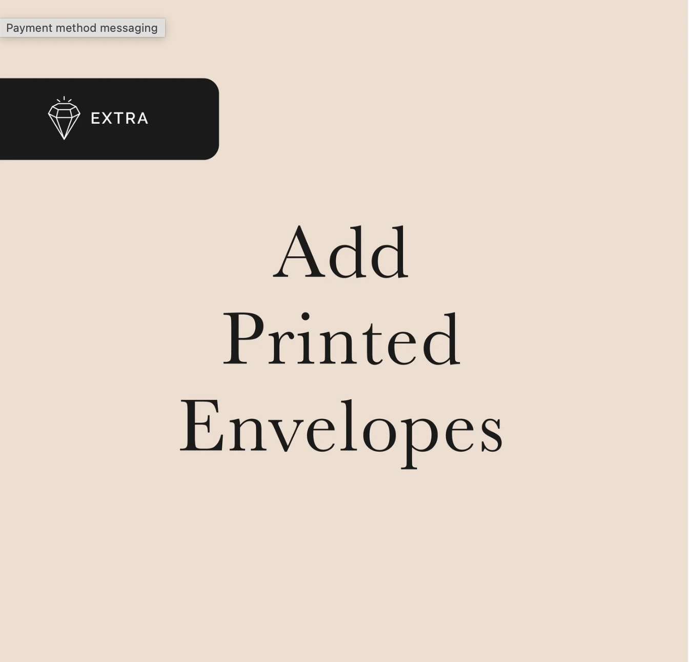 adding guest addresses printing to envelopes