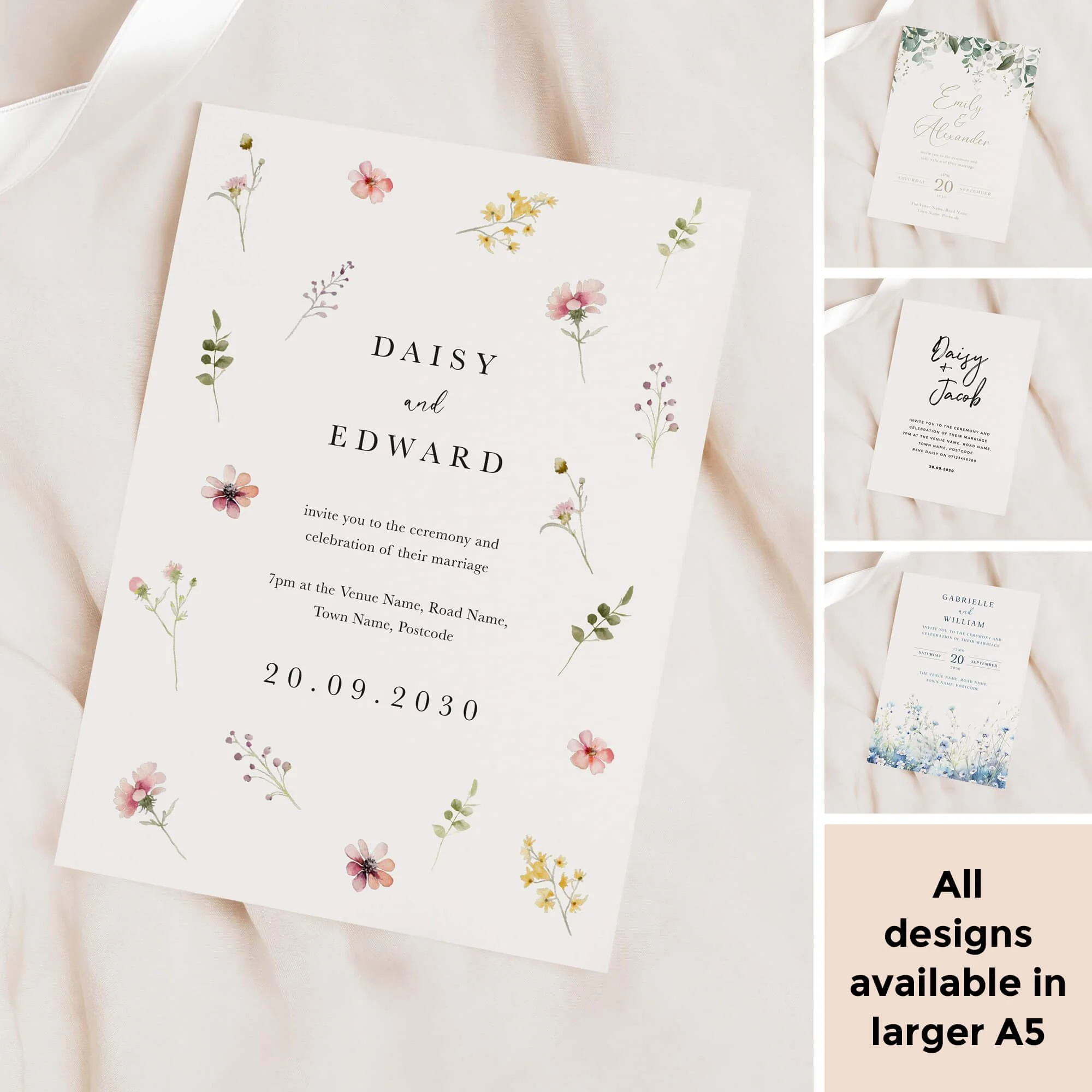 A5 Wedding Invitations