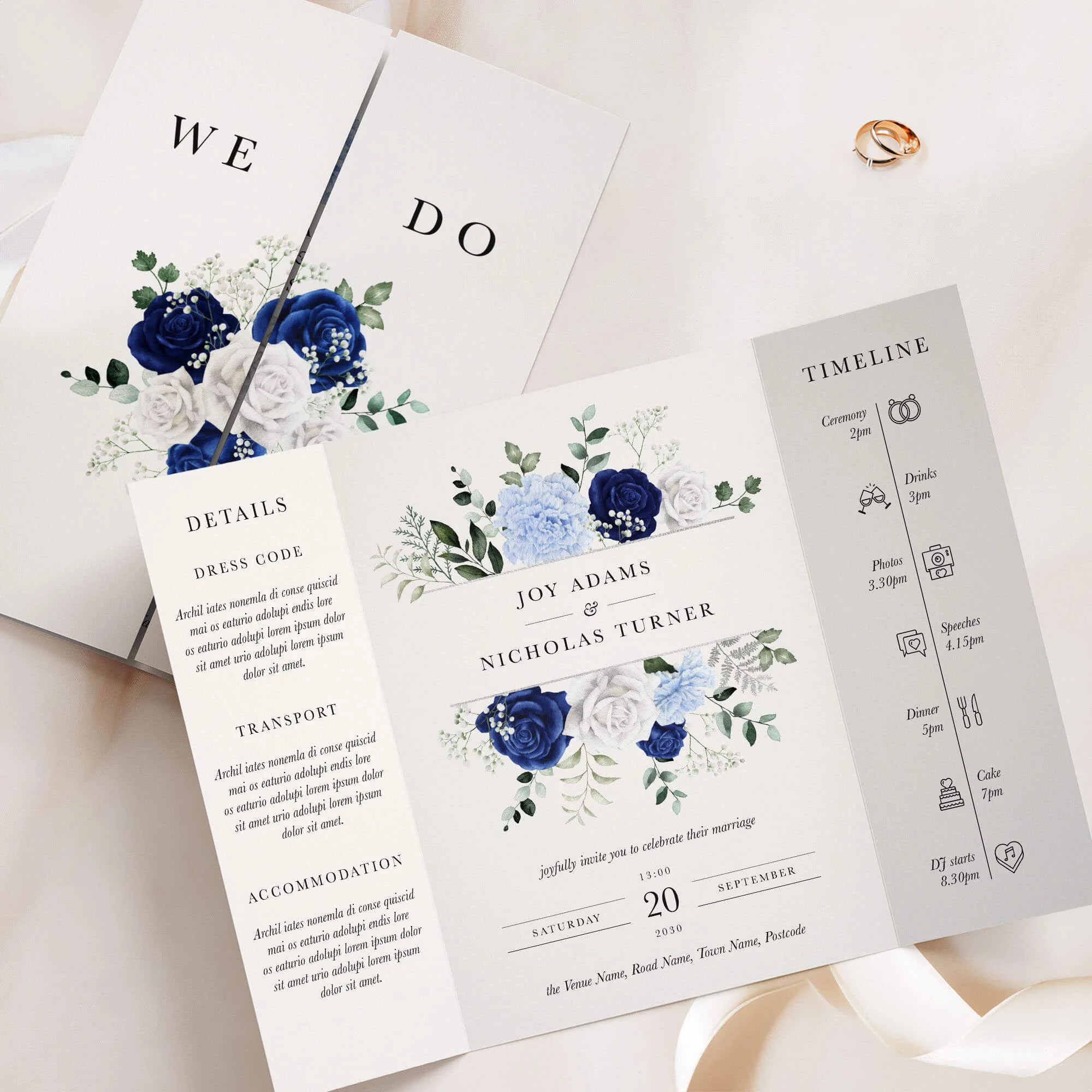 The Royal (Frame) Gatefold Wedding Invitation