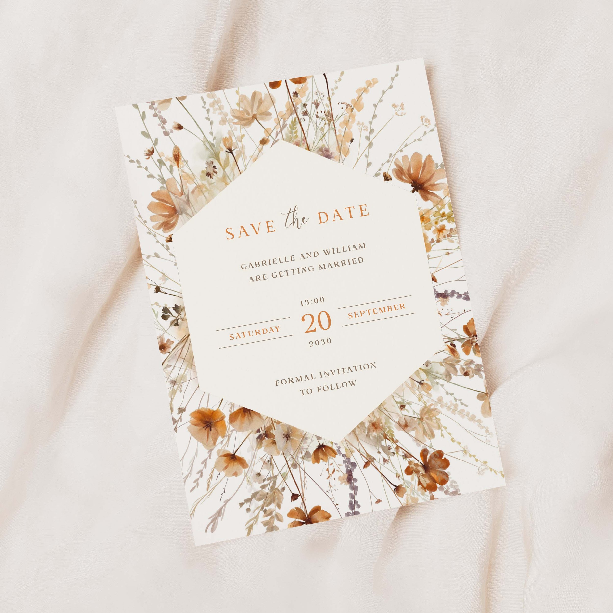 Boho Wedding Save the Date
