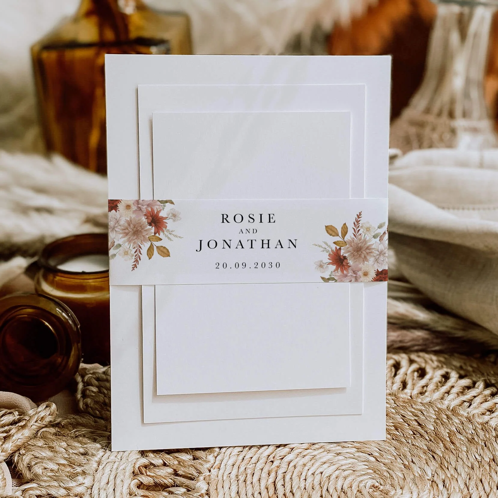 The Rustic Wedding Belly Bands