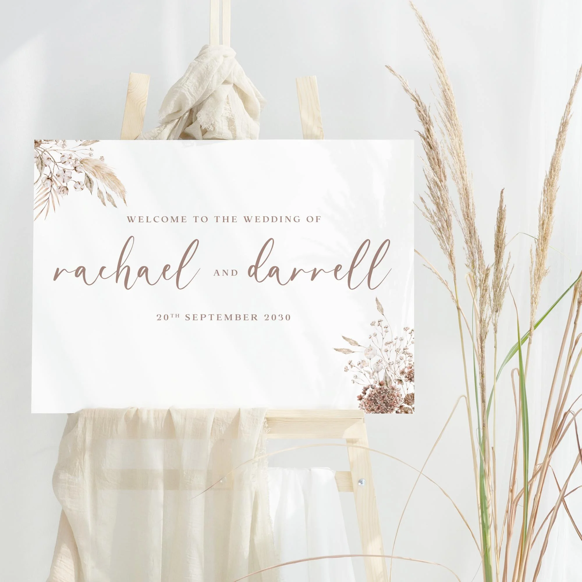 Welcome Sign (Calligraphy)