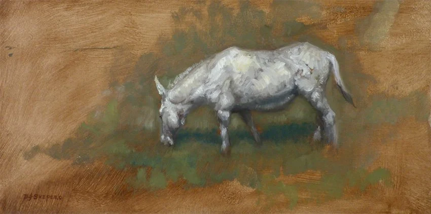 Jackie Donkey Sheperd, 2023 - Canvas - 8x12  $500